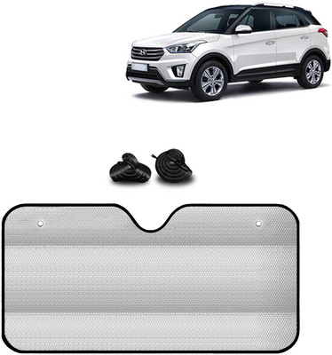 Kingsway Windshield, Dashboard Sun Shade For Hyundai Creta(Silver)