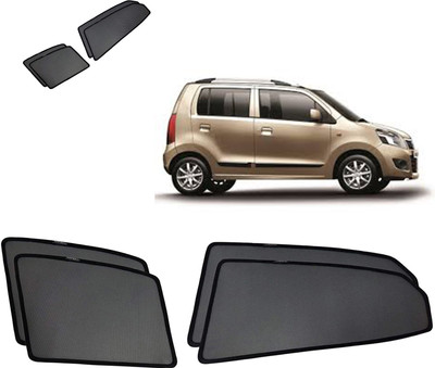 RAKRISH Rear Window, Side Window Sun Shade For Hyundai WagonR(Black)