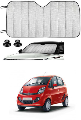 GONAMA Rear Window Sun Shade For Tata Universal For Car(Silver)