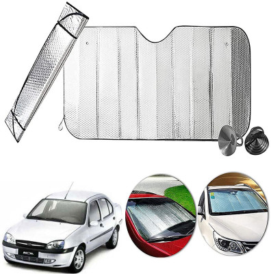 AUTO PEARL Dashboard, Windshield Sun Shade For Ford Ikon(Silver)