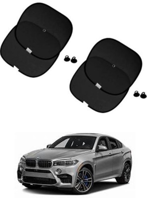 FKOK Side Window Sun Shade For BMW Universal For Car(Black)