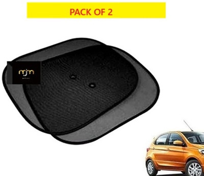MJM Side Window Sun Shade For Fiat Universal For Car(Black)
