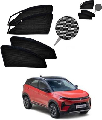RAKRISH Rear Window, Side Window Sun Shade For Tata Nexon EV(Black)