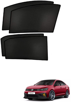 AuTO ADDiCT Side Window Sun Shade For Tata Safari(Black)