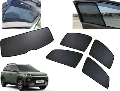 AUTO PEARL Side Window, Rear Window Sun Shade For Hyundai(Black)