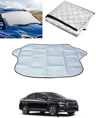 RKPSP Windshield Sun Shade For Skoda Slavia(Silver)