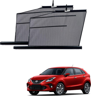 SS Zeeber Side Window Sun Shade For Toyota Glanza(Black)