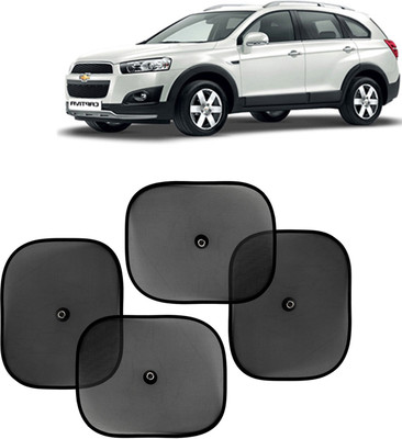 Kingsway Side Window, Rear Window, Windshield Sun Shade For Chevrolet Captiva(Black)