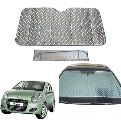 AUTO PEARL Dashboard, Windshield Sun Shade For Maruti Suzuki A-Star(Grey)