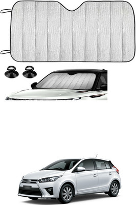 GONAMA Rear Window Sun Shade For Toyota Yaris(Silver)