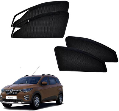 HARKRISH Side Window Sun Shade For Renault Triber(Black)