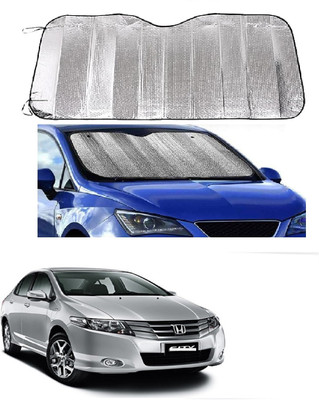ROSHNEER ENTERPRISES Windshield Sun Shade For Honda City(Silver)