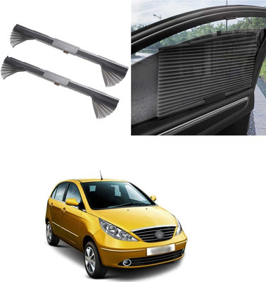 PRTEK Side Window Sun Shade For Tata Indica Vista(Black)