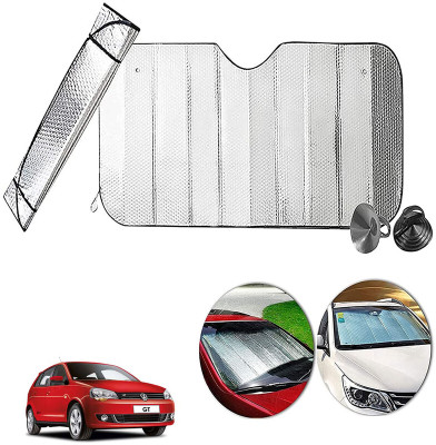 AUTO PEARL Dashboard, Windshield Sun Shade For Volkswagen Polo GT(Silver)