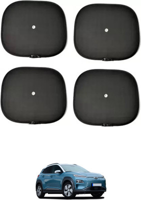 APICAL Side Window Sun Shade For Hyundai Universal For Car(Black)