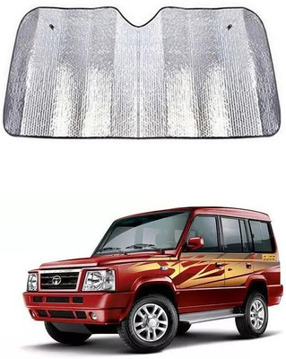 SPREADX Windshield Sun Shade For Tata Sumo(Silver)