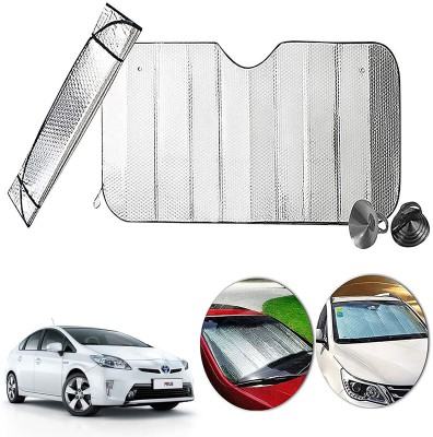 AUTO PEARL Dashboard, Windshield Sun Shade For Renault Prius(Silver)