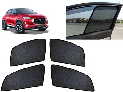 AUTO PEARL Side Window Sun Shade For Nissan Magnite(Black)