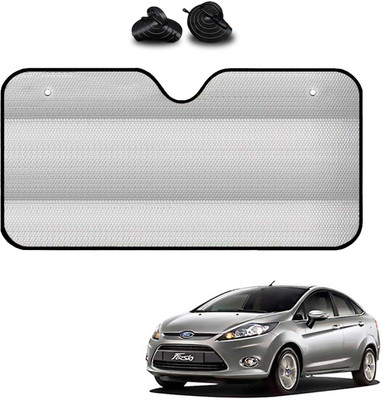 COSMOGEAR Windshield, Dashboard, Rear Window Sun Shade For Ford Fiesta(Silver)