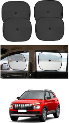 Suprozo Side Window, Rear Window Sun Shade For Hyundai Venue, 2 Series(Black)