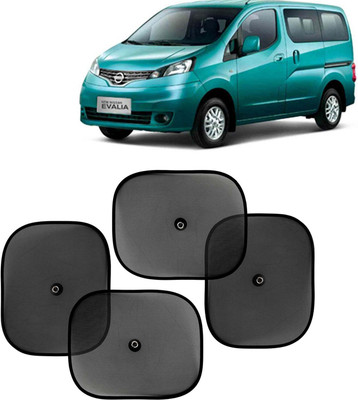 Kingsway Side Window, Rear Window, Windshield Sun Shade For Nissan Evalia(Black)