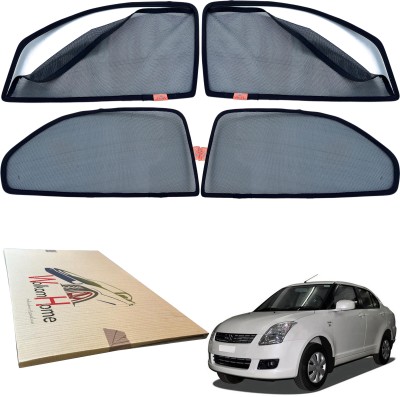 WolkomHome Side Window Sun Shade For Maruti Suzuki Swift Dzire(Black)