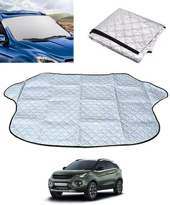 monolive Windshield Sun Shade For Tata Universal For Car(Silver)