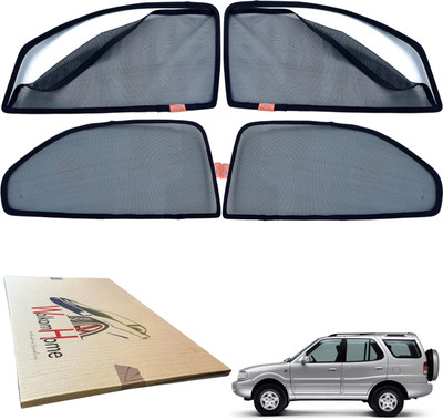 WolkomHome Side Window Sun Shade For Tata Safari(Black)