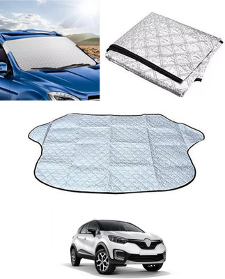 MSNP Windshield Sun Shade For Renault Captur(Silver)