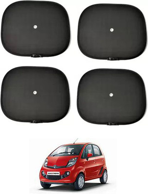 APICAL Side Window Sun Shade For Tata Nano Genx(Black)