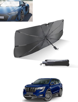 MATIES Windshield Sun Shade For Mahindra XUV 700(Black, Silver)