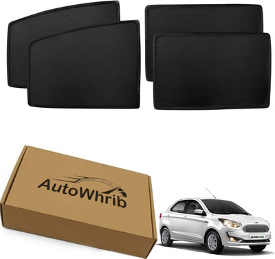 Autowhrib Side Window Sun Shade For Ford Aspire(Black)
