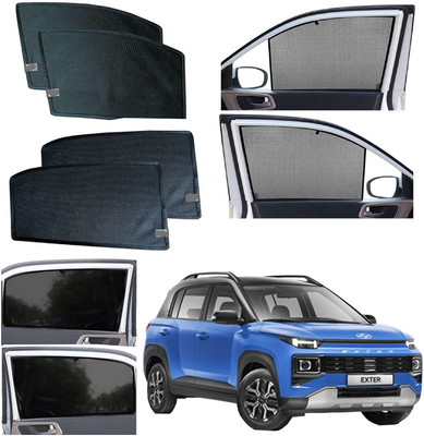 INSURE AUTOMOTIVE Side Window Sun Shade For Hyundai Exter(Black)