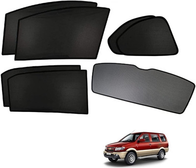 KOZDIKO Side Window, Rear Window Sun Shade For Chevrolet Tavera(Black)