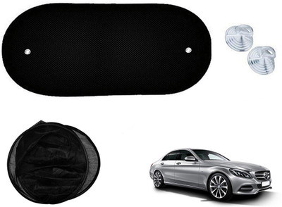 Automotive Prist Rear Window Sun Shade For Mercedes Benz C200(Black)