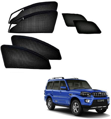 HARKRISH Side Window Sun Shade For Mahindra(Black)