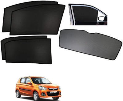 AuTO ADDiCT Side Window, Rear Window Sun Shade For Maruti Suzuki Alto K10(Black)