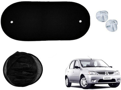 Automotive Prist Rear Window Sun Shade For Mahindra Logan(Black)
