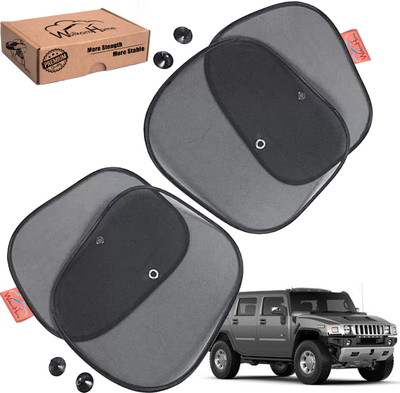 WolkomHome Side Window Sun Shade For Mahindra KUV 100(Black)