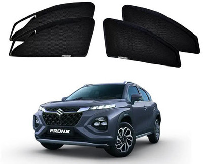 HARKRISH Side Window Sun Shade For Maruti Suzuki Fronx(Black)