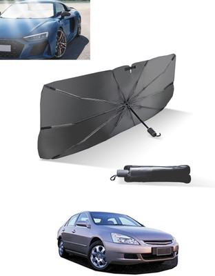 MATIES Windshield Sun Shade For Honda Accord(Black, Silver)
