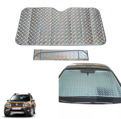 AUTO PEARL Dashboard, Windshield Sun Shade For Renault Duster(Grey)