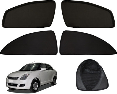 Magnetic Side Window Sun Shade For Maruti Suzuki Swift Dzire(Black)