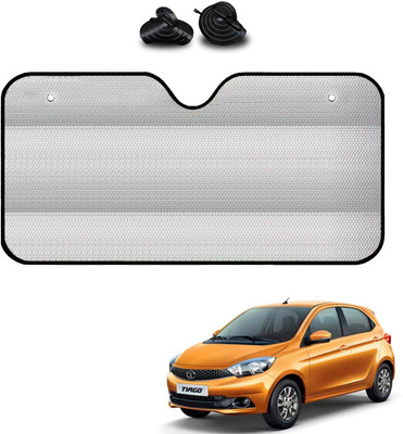 COSMOGEAR Windshield, Dashboard, Rear Window Sun Shade For Tata Tiago(Silver)