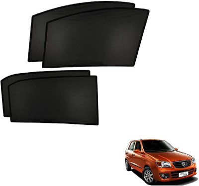 RAKRISH Side Window, Rear Window Sun Shade For Maruti Suzuki Alto K10(Black)