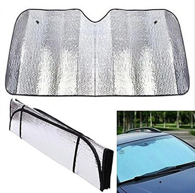 DHULKI Windshield Sun Shade For Universal For Car CR-V(Silver)