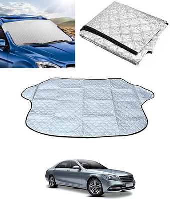 RKPSP Windshield Sun Shade For Mercedes Benz Universal For Car(Silver)