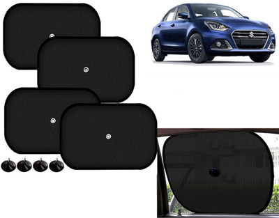 Selifaur Side Window Sun Shade For Maruti Suzuki Swift Dzire(Black)