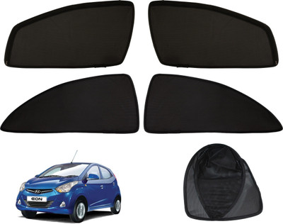 Magnetic Rear Window Sun Shade For Hyundai Eon(Black)