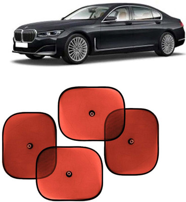 Kingsway Side Window, Rear Window, Dashboard, Sun Roof, Windshield Sun Shade For BMW 7 Series(Red)